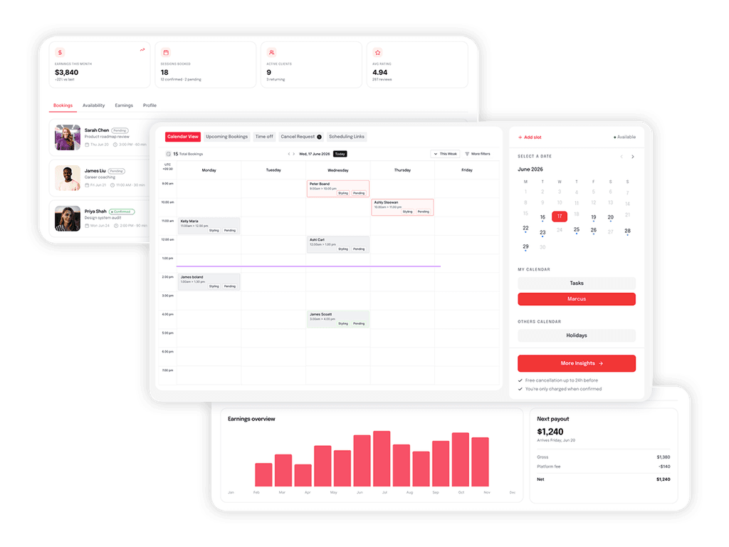 Mentor onboarding dashboard preview